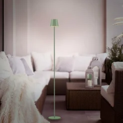EURIA Lampadaire Luminaires Leuchten Direkt LED Vert, 1 lumière