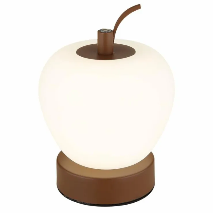 Luminaires Globo Lighting Éclairage Led|Evalina Lampe à poser LED Brun, 1 lumière