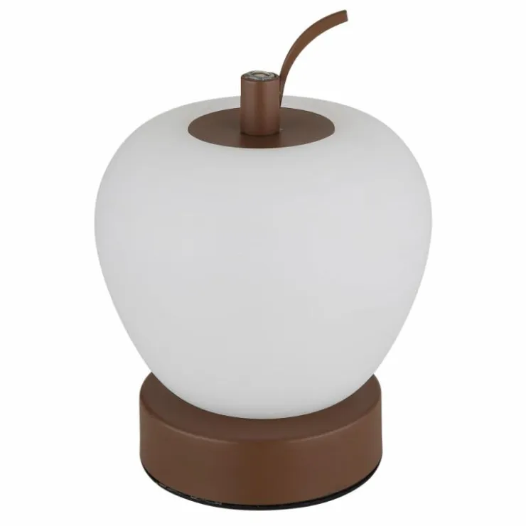 Luminaires Globo Lighting Éclairage Led|Evalina Lampe à poser LED Brun, 1 lumière
