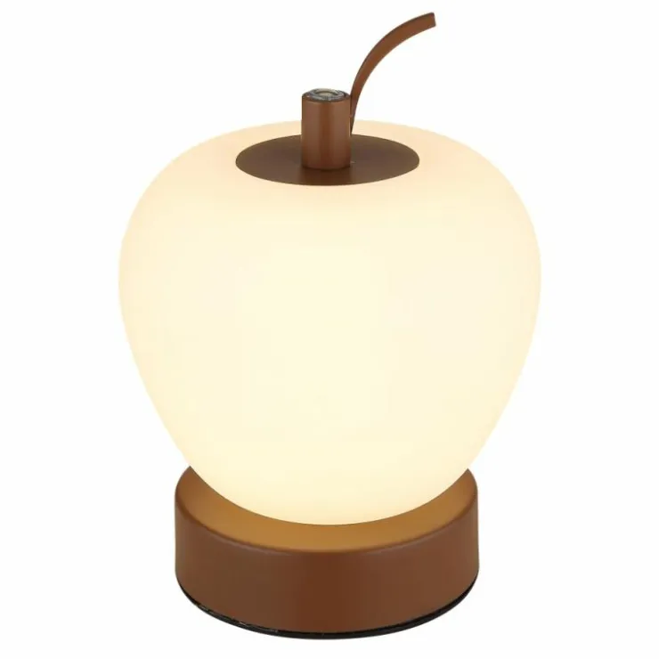 Luminaires Globo Lighting Éclairage Led|Evalina Lampe à poser LED Brun, 1 lumière