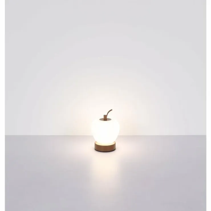 Luminaires Globo Lighting Éclairage Led|Evalina Lampe à poser LED Brun, 1 lumière