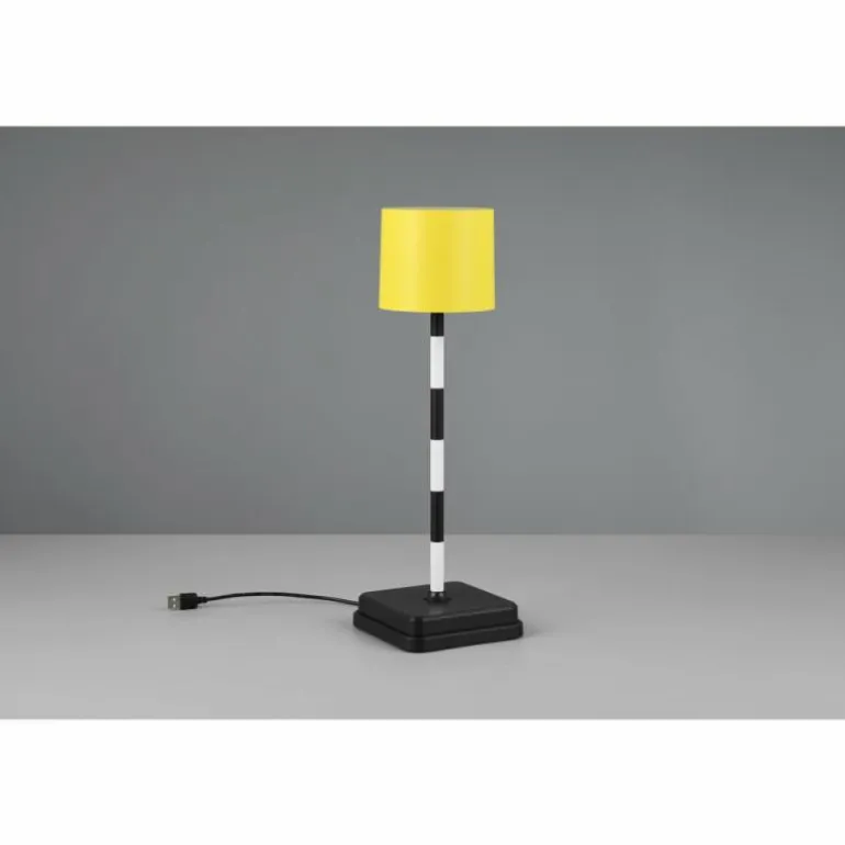 Fernandez Lampe à poser Luminaires Reality LED Jaune, 1 lumière