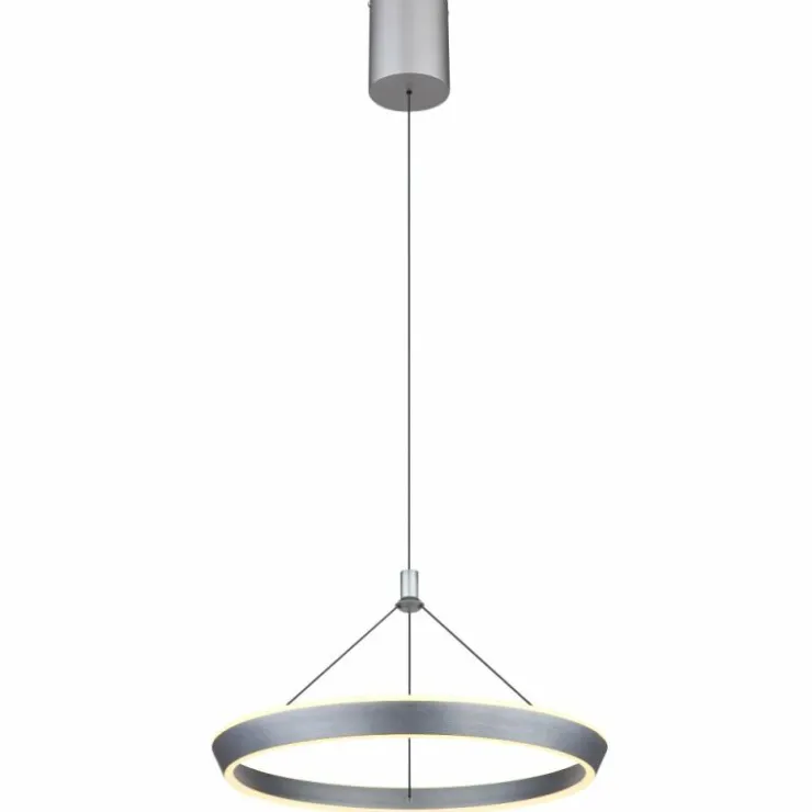 Luminaires Globo Lighting Éclairage Led|FERRA Suspension LED Gris, 1 lumière