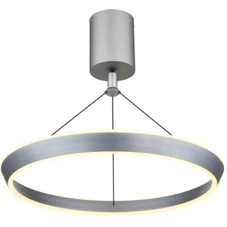 Luminaires Globo Lighting Éclairage Led|FERRA Suspension LED Gris, 1 lumière