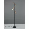 Luminaires Trio Éclairage Led|Fiato Lampadaire LED Noir, 3 lumières