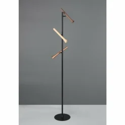 Luminaires Trio Éclairage Led|Fiato Lampadaire LED Noir, 3 lumières