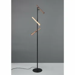 Luminaires Trio Éclairage Led|Fiato Lampadaire LED Noir, 3 lumières