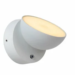 FINN Lampe murale d´extérieur Luminaires Lucide LED Blanc, 1 lumière, Détecteur de mouvement