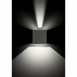 Fischeck Luminaire Up & Down, Applique murale Luminaires LCD LED Anthracite, 2 lumières