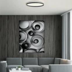 Luminaires Steinhauer Éclairage Led|Flady Plafonnier LED Noir, 2 lumières