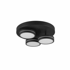 Luminaires Trio Éclairage Led|Franklin Plafonnier LED Anthracite, 3 lumières
