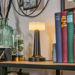 hofstein Éclairage Led|Gallboda Lampe à poser LED Noir, 1 lumière