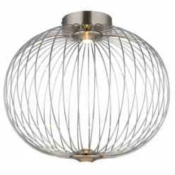 Luminaires Globo Lighting Éclairage Led|Galway Plafonnier LED Nickel mat, 1 lumière