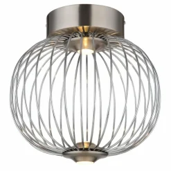 Luminaires Globo Lighting Éclairage Led|Galway Plafonnier LED Nickel mat, 1 lumière