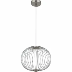 Luminaires Globo Lighting Éclairage Led|Galway Suspension LED Nickel mat, 1 lumière