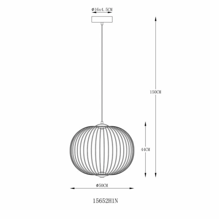 Luminaires Globo Lighting Éclairage Led|Galway Suspension LED Nickel mat, 1 lumière
