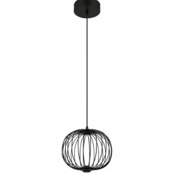 Luminaires Globo Lighting Suspensions|Galway Suspension LED Noir, 1 lumière