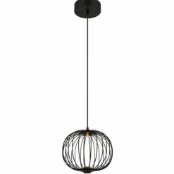 Luminaires Globo Lighting Suspensions|Galway Suspension LED Noir, 1 lumière