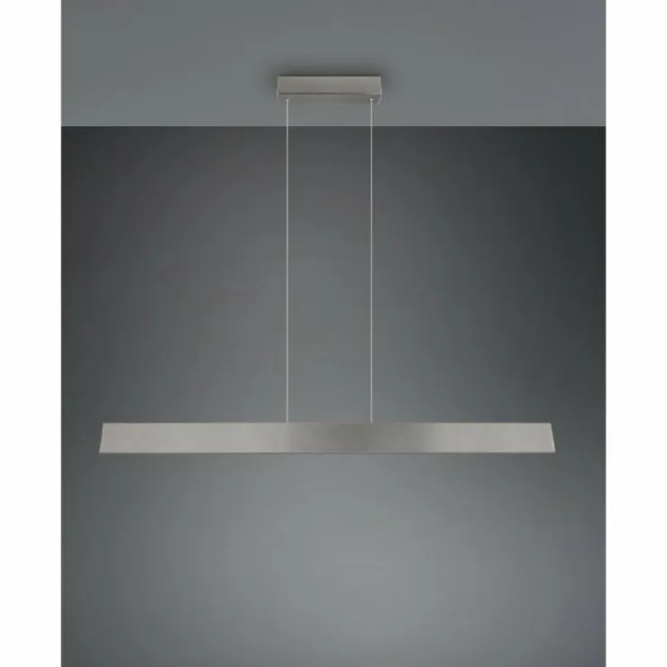 Luminaires Trio Éclairage Led|Galway Suspension LED Nickel mat, 1 lumière