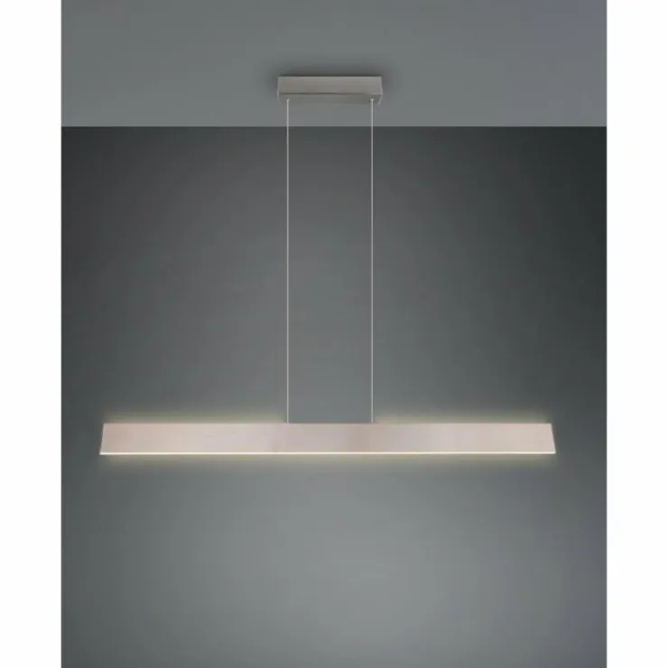 Luminaires Trio Éclairage Led|Galway Suspension LED Nickel mat, 1 lumière