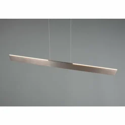 Luminaires Trio Éclairage Led|Galway Suspension LED Nickel mat, 1 lumière