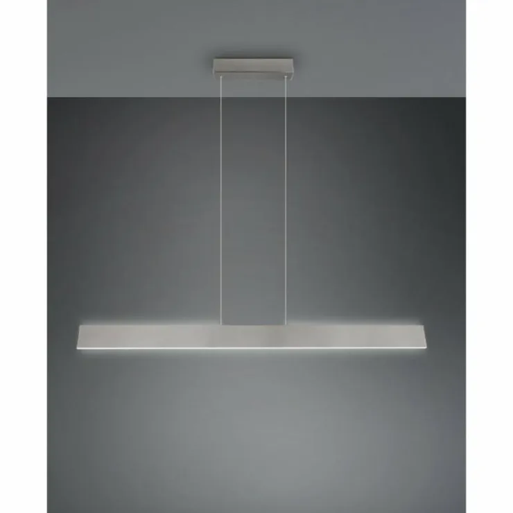 Luminaires Trio Éclairage Led|Galway Suspension LED Nickel mat, 1 lumière