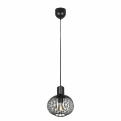 Luminaires Trio Suspensions|GILA Suspension Noir, 1 lumière