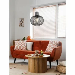 Luminaires Trio Suspensions|GILA Suspension Noir, 1 lumière