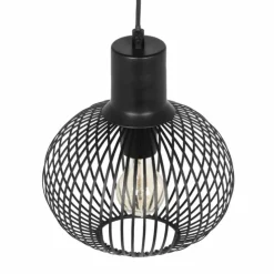 Luminaires Trio Suspensions|GILA Suspension Noir, 1 lumière