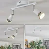 hofstein Spots Et Projecteurs|Gjedso Plafonnier, Spot de plafond LED Chrome, Blanc, 2 lumières