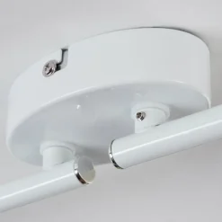 hofstein Spots Et Projecteurs|Gjedso Plafonnier, Spot de plafond LED Chrome, Blanc, 4 lumières
