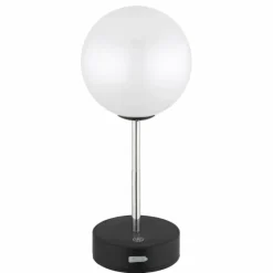 Luminaires Globo Lighting Éclairage Led|Grada Lampe à poser LED Noir, 1 lumière