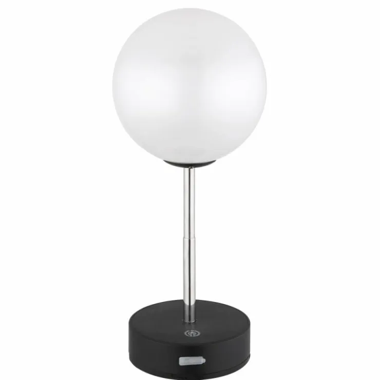 Luminaires Globo Lighting Éclairage Led|Grada Lampe à poser LED Noir, 1 lumière