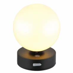 Luminaires Globo Lighting Éclairage Led|Grada Lampe à poser LED Noir, 1 lumière