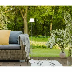 Gregoir Lampadaire Luminaires Globo Lighting LED Blanc, 1 lumière
