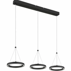 Luminaires Globo Lighting Suspensions|Grenvix Suspension LED Noir, 1 lumière