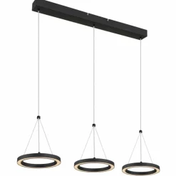 Luminaires Globo Lighting Suspensions|Grenvix Suspension LED Noir, 1 lumière