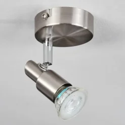 Luminaires Trio Spots Et Projecteurs|Gropptorp Plafonnier, Spot de plafond Nickel mat, 1 lumière