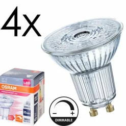 GU10 LED 3.4 Watt blanc chaud dimmable 230 Lumen