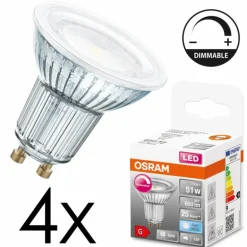 GU10 LED 7.9 Watt blanc neutre dimmable 650 Lumen