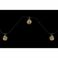 Guirlande Globo ALMAGA LED Noir, 10 lumières