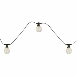 Guirlande Globo ALMAGA LED Noir, 10 lumières