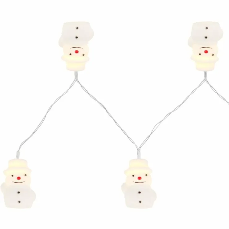 Luminaires Globo Lighting Éclairage Led|Guirlande Globo BAILY LED Blanc, 10 lumières