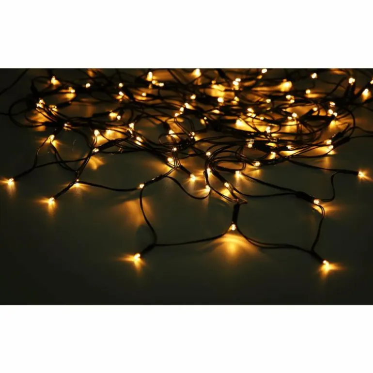 Guirlande Globo SOLAR LED Vert, Noir, 100 lumières