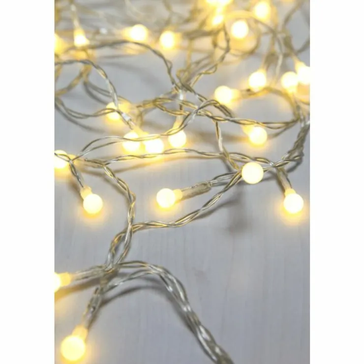 Luminaires Globo Lighting Éclairage Led|Guirlande Globo VENUTO LED Blanc, 100 lumières