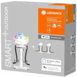 Guirlande LEDVANCE GARDEN DOT Transparent, 1 lumière, Changeur de couleurs