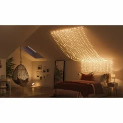 Guirlande Philips Hue Festavia LED Noir, 250 lumières, Changeur de couleurs