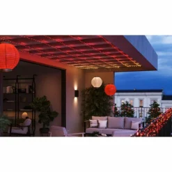 Guirlande Philips Hue Festavia LED Noir, 500 lumières, Changeur de couleurs