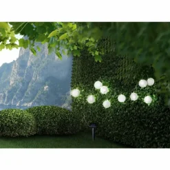 Guirlande solaire Globo PRIOB LED Blanc, 10 lumières