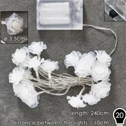 Guirlande Sondrio LED, 20 lumières